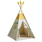 Cort teepee pentru camera copiilor din bumbac certificat Oeko Tex,  Odiseea lui Artur